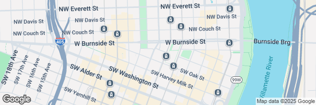 Google Maps Portland Downtown, 685 SW Pine Street, Portland, OR 97205, United States of America